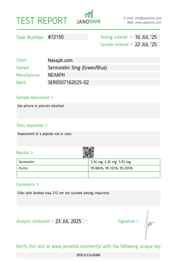 Sermorelin 5mg (10 vials/kit) Sermorelin 5mg (10 vials/kit)